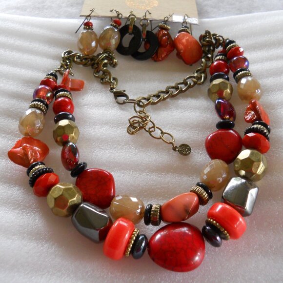 Ruby Rd. - Necklace & Earring Set   430 - Picture 4 of 4